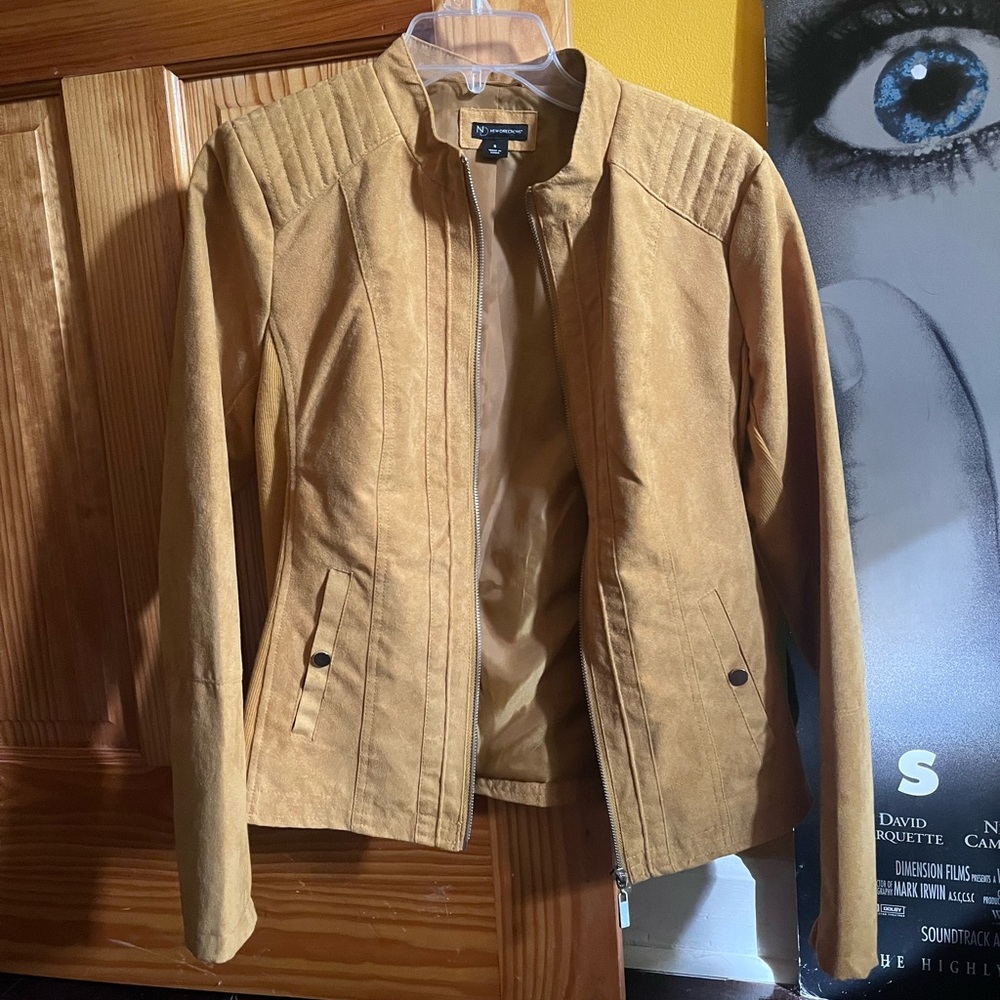 yellow new directions jacket size small